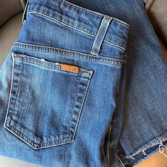 Joe's Jeans Mid-rise Skinny  Raw Hem Stretch  Size 27W - Picture 2 of 13